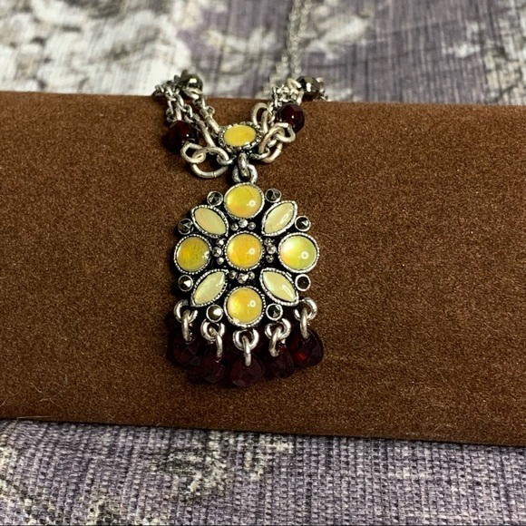 1928 Droplet Costume Necklace - Picture 1 of 9